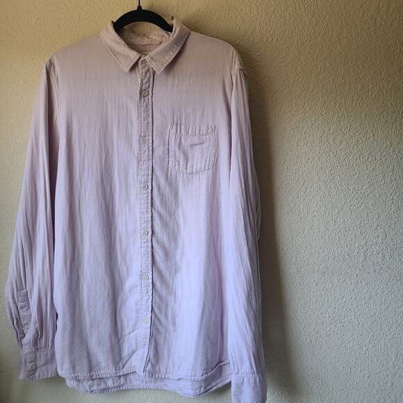 Marine Layer Tops - Marine Layer Augusta Button Down Light Purple Shirt Women's Size L